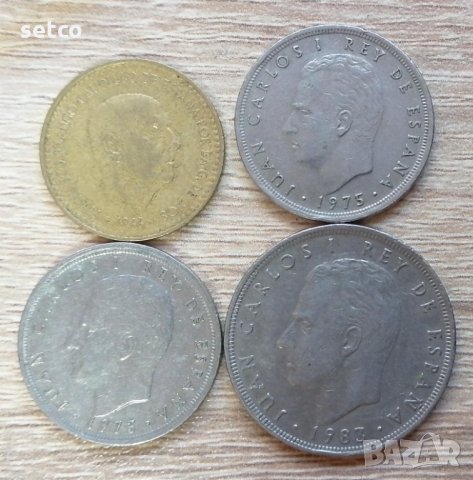 Лот 4 монети ИСПАНИЯ л29, снимка 2 - Нумизматика и бонистика - 33729362