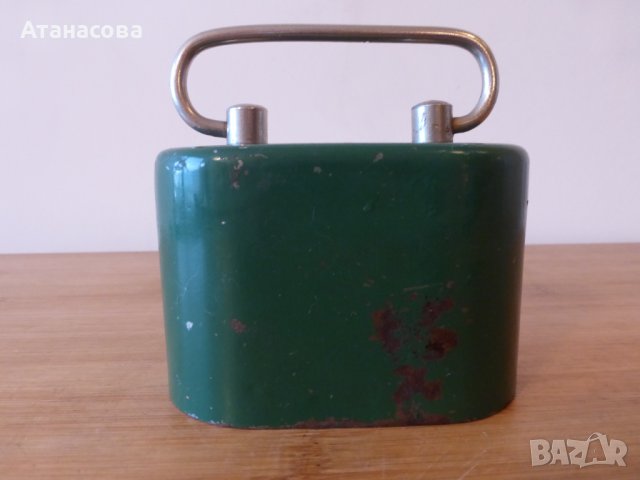 Метална касичка ДСК тъмно зелена, снимка 4 - Антикварни и старинни предмети - 42798004