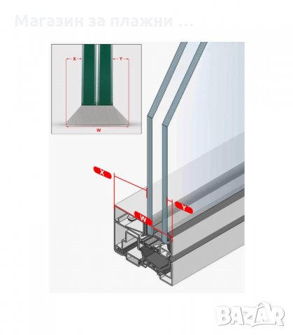 УРЕД ЗА ПОЧИСТВАНЕ НА ПРОЗОРЦИ С МАГНИТ, ДВУСТРАННО - код 2636, снимка 10 - Други стоки за дома - 33929301