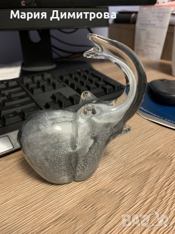 Стъклено слонче, снимка 2 - Други - 37760756