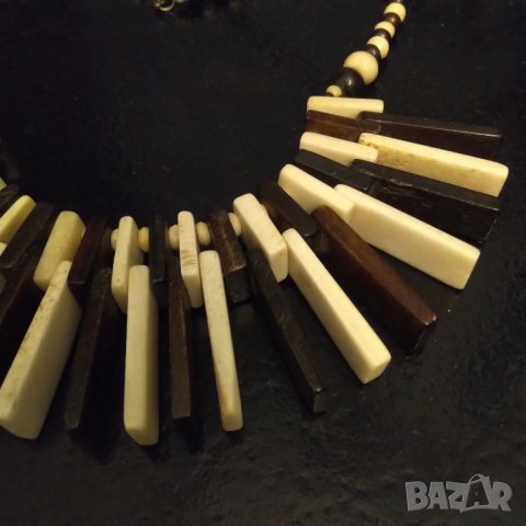 намаление Огърлица ръчно изработена от биволски рога, снимка 7 - Колиета, медальони, синджири - 38164883