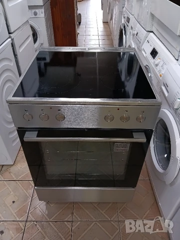 Иноксова свободно стояща печка с керамичен плот Asko с две години гаранция!, снимка 1