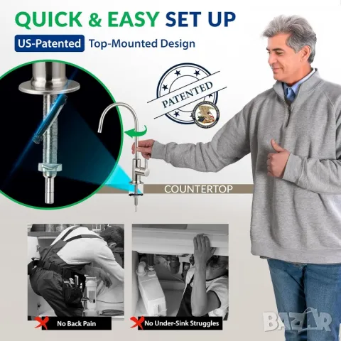 iSpring - Домашна система за пречистване за питейна вода + UV филтрация , снимка 7 - Други - 50350303