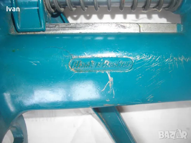 BLACK DECKER НОВА ОРИГИНАЛНА СТОЙКА ЗА БОРМАШИНА С МАШИННО ОРИГИНАЛНО МЕНГЕМЕ 4,0кг/работен ход 80мм, снимка 15 - Бормашини - 48253277