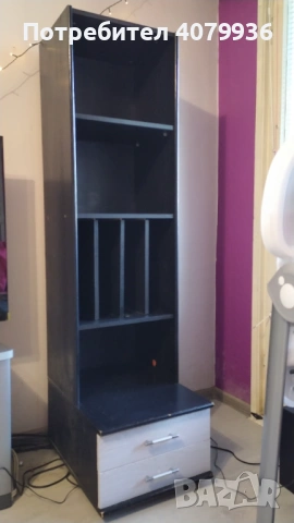 Стара Холна Секция от 4 модула - шкафове + гардероб, снимка 6 - Секции и витрини - 54156678