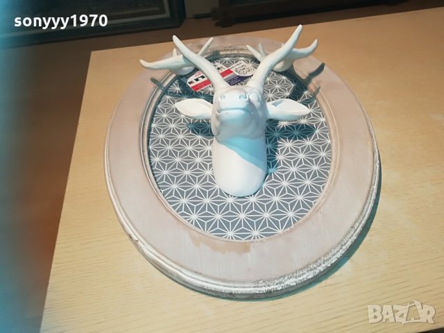 елен с рога в рамка-made in france-55х40х15см, снимка 14 - Колекции - 29842405