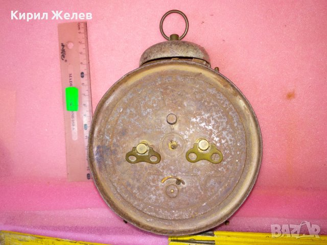 GUSTAV BECKER Гарантиран от ГАРО ВЪРТАНЕСЯН ШУМЕН МАГАЗИН РУБИН Стар БУДИЛНИК ЦАРСТВО БЪЛГАРИЯ 43684, снимка 4 - Антикварни и старинни предмети - 44464278