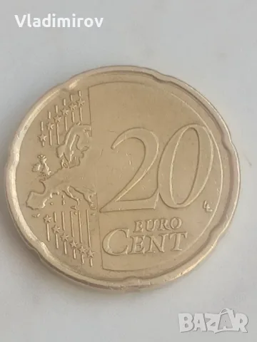 20 евроцента Словения 2007г, снимка 2 - Нумизматика и бонистика - 56102574