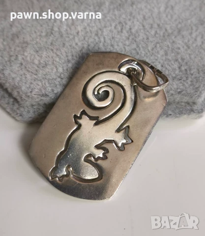 Винтидж сребърна висулка – 925 проба, снимка 1
