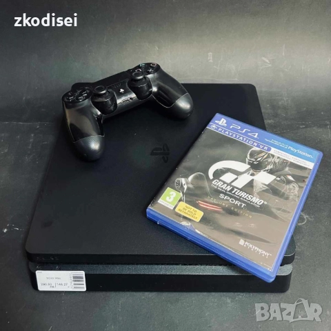 Конзола SONY - PS4 с 1бр. джойстик и 1бр. игра