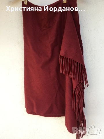 Малко 100% кашмирено одеалце  + калъфче