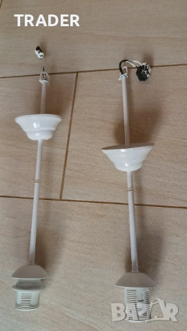Пендел бял, тръбен,  Е27, 230V  спот насочена светлина двойка , снимка 11 - Други - 33409683