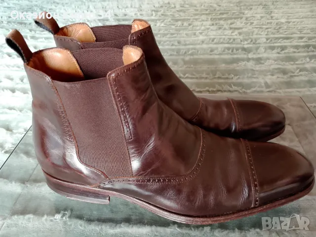 Боти кожени Jaime Mascaro, снимка 6 - Мъжки боти - 49489828