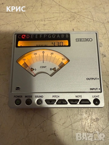 SEIKO SAT1100 Хроматичен тунер JAPAN
