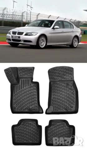 Гумени стелки RizLine съвместими с BMW 3 E90E91 04-13, снимка 6 - Аксесоари и консумативи - 48529354