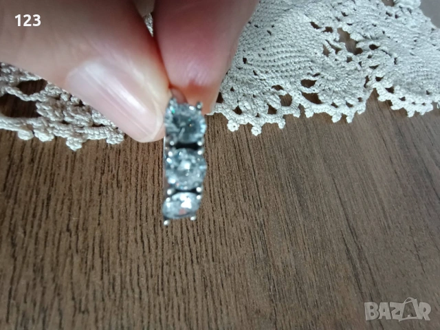 Сребърен пръстен 53 размер, снимка 3 - Пръстени - 53004710