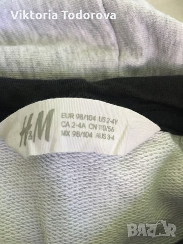 НАМАЛЕНА! Блуза Н&М с дълъг ръкав, снимка 2 - Детски Блузи и туники - 30421266