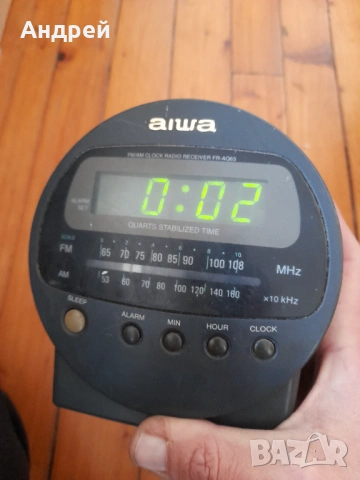 Старо Радио,радиочасовник Aiwa, снимка 6 - Антикварни и старинни предмети - 54280411