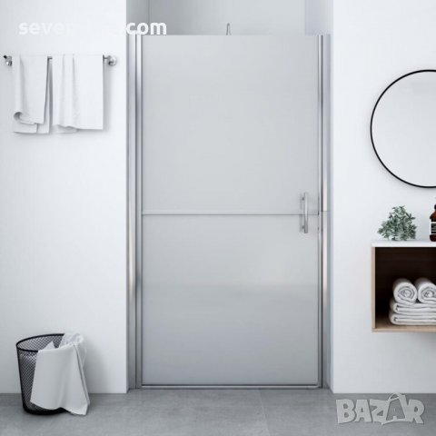 Врата за душ, матирано закалено стъкло - безплатна д-ка, снимка 1 - Врати за баня - 37815707