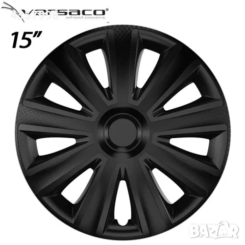 Тасове за джанти 15'' Versaco Carbon Aviator - Black