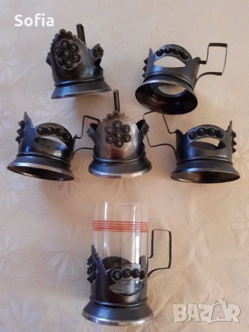 Ретро Колекция чаши / Подарък СССР филигрирани подстакани и чаши от 50те, снимка 2 - Чаши - 31805534