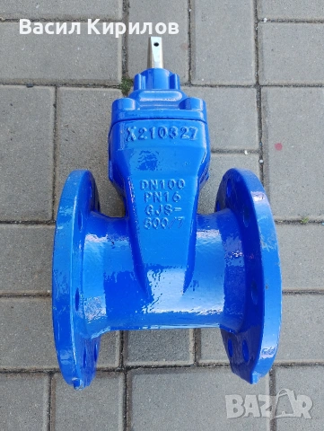 Шибърен кран DN 100 PN 16, снимка 4 - Други машини и части - 54347608