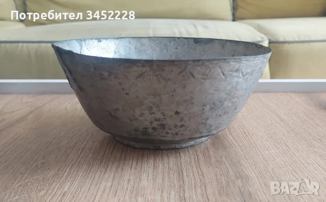 Тас купа медна ретро за ценители , снимка 2 - Антикварни и старинни предмети - 55751458