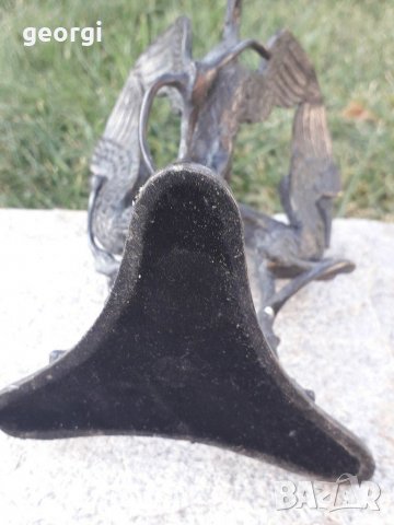 Бронзова статуетка на птици жерави, снимка 6 - Декорация за дома - 30147047