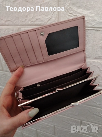 Дамско портмоне розово, снимка 4 - Портфейли, портмонета - 52905220