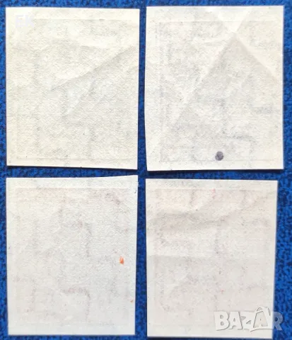 Германия, 1945 г. - пълна серия чисти неназъбени марки, 5*21 , снимка 2 - Филателия - 49959672