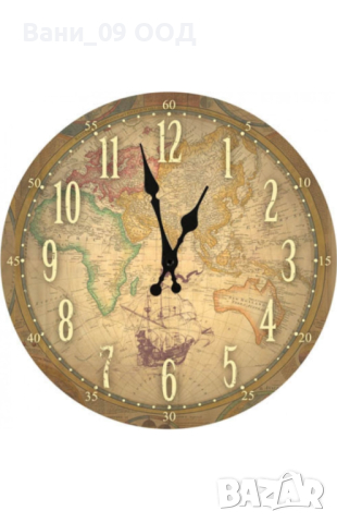 Часовник с географски мотив 