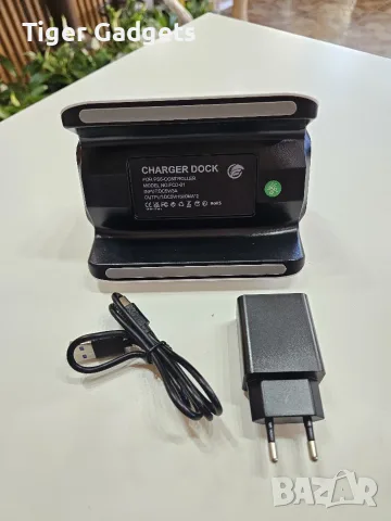 Зарядна станция Fachixy за 2 PS5 контролера, бързо зареждане за 2 часа, USB-C, снимка 6 - Аксесоари - 55728274