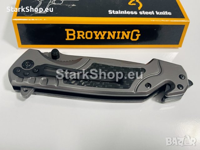 Метален сгъваем нож Browning fa68, снимка 6 - Ножове - 38417263