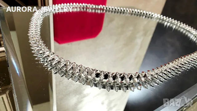 CARTIER Clash de Cartier White Gold Flexible Small Model Дамско Колие, снимка 2 - Колиета, медальони, синджири - 56125689