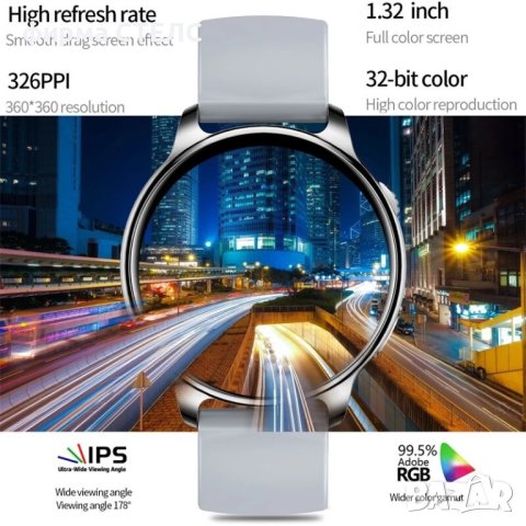 Смарт часовник STELS LS29, Водоустойчив IP68, 1.32 инчов HD Full touch, снимка 6 - Смарт часовници - 40249255