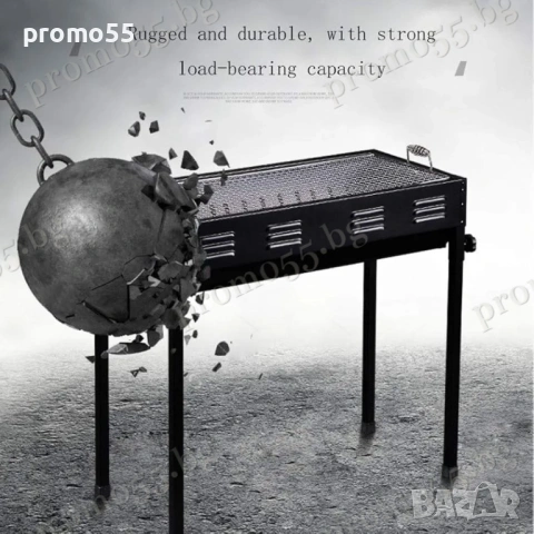 Преносимо Барбекю на Дървени Въглища за Двор, Градина, Пикник, снимка 10 - Барбекюта - 53882837