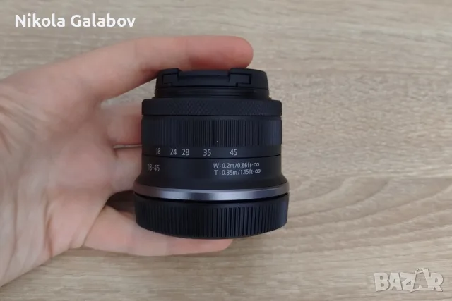 обектив Canon RF-S 18-45mm f/4.5-6.3 IS STM, снимка 8 - Обективи и филтри - 54987545