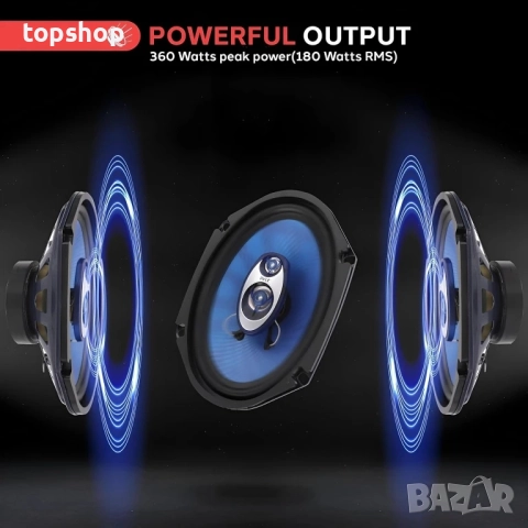 Нови 2 бройки Pyle PL6984BL 6 x 9-инчови 400-ватови 4-лентови високоговорители ..., снимка 5 - Аксесоари и консумативи - 51637812