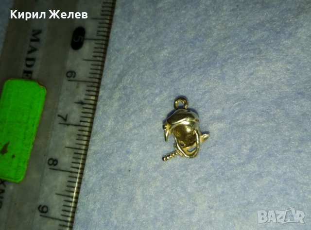 ПИРАТ ЗАХАПАЛ САБЯ - Стар СРЕБЪРЕН ФИГУРАЛЕН РЕТРО АРТ ПЕНДАНТ ВИСУЛКА СРЕБРО РЪЧНА ИЗРАБОТКА 40179, снимка 12 - Антикварни и старинни предмети - 42425279