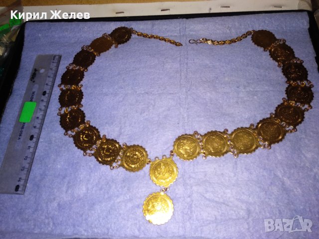 БУДИСТКА ТИБЕТСКА РЯДКА КОЛЕКЦИОНЕРСКА ПОЗЛАТЕНА ТРАДИЦИОННА ОГЪРЛИЦА от БЛАГОРОДНА СТОМАНА 8392, снимка 3 - Антикварни и старинни предмети - 40392449