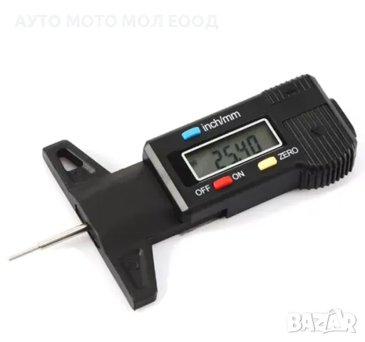 Дигитален дълбокомер за измерване на автомобилни Гуми., снимка 2 - Аксесоари и консумативи - 50394918