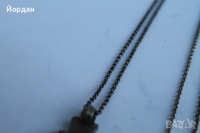 Стар сребърен възрожденски кръст, снимка 4 - Антикварни и старинни предмети - 50380182