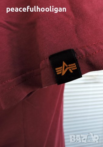 Оригинална мъжка тениска Alpha Industries размер М, снимка 10 - Тениски - 44356846