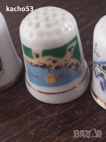 Порцеланови напръстници - 5 броя., снимка 5 - Антикварни и старинни предмети - 53294400