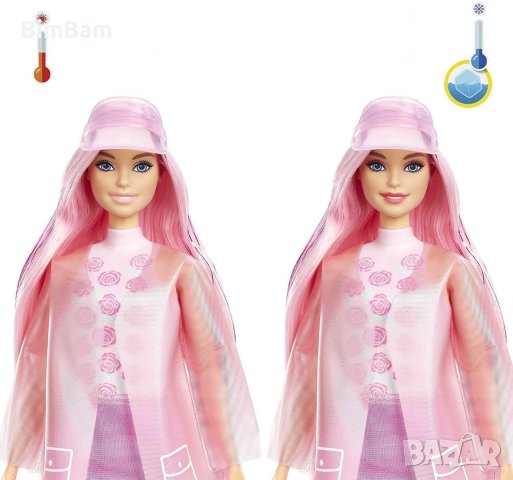 Куклa с магическа трансформация BARBIE COLOR REVEAL - Rain or Shine / Разпродажба !!!, снимка 3 - Кукли - 38749694