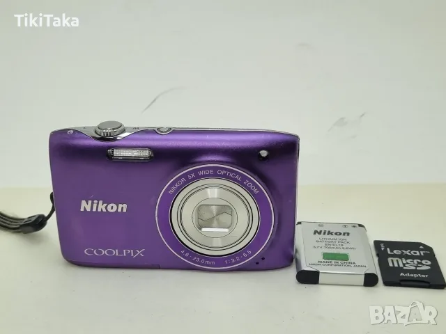 Nikon COOLPIX S3100 14.0MP 5х zoom Purple