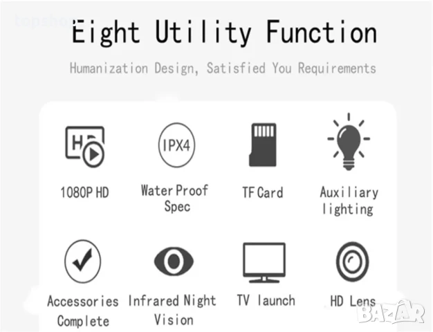 НОВ, ТЕСТВАН уред за нощно виждане NV2000 Инфрачервен с 6x цифрово увеличение 32GB карта, 4" LCD..., снимка 4 - Друга електроника - 50556199