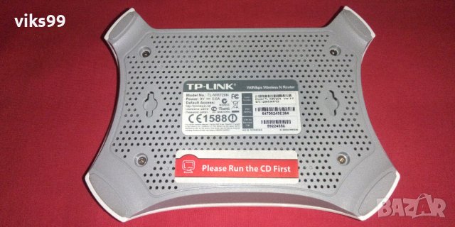 Безжичен рутер TP-Link TL-WR720N 150 Mbit/s, снимка 4 - Рутери - 41955593