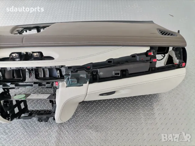 Табло BMW X5 F15 X6 F16 HUD Mocha Nappa Гладка Кожа, снимка 7 - Части - 50303535