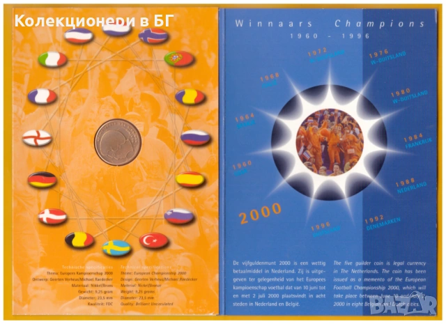 5 ГУЛДЕНА 2000 ГОДИНА ❗️UNC - BU❗, снимка 5 - Нумизматика и бонистика - 53877566